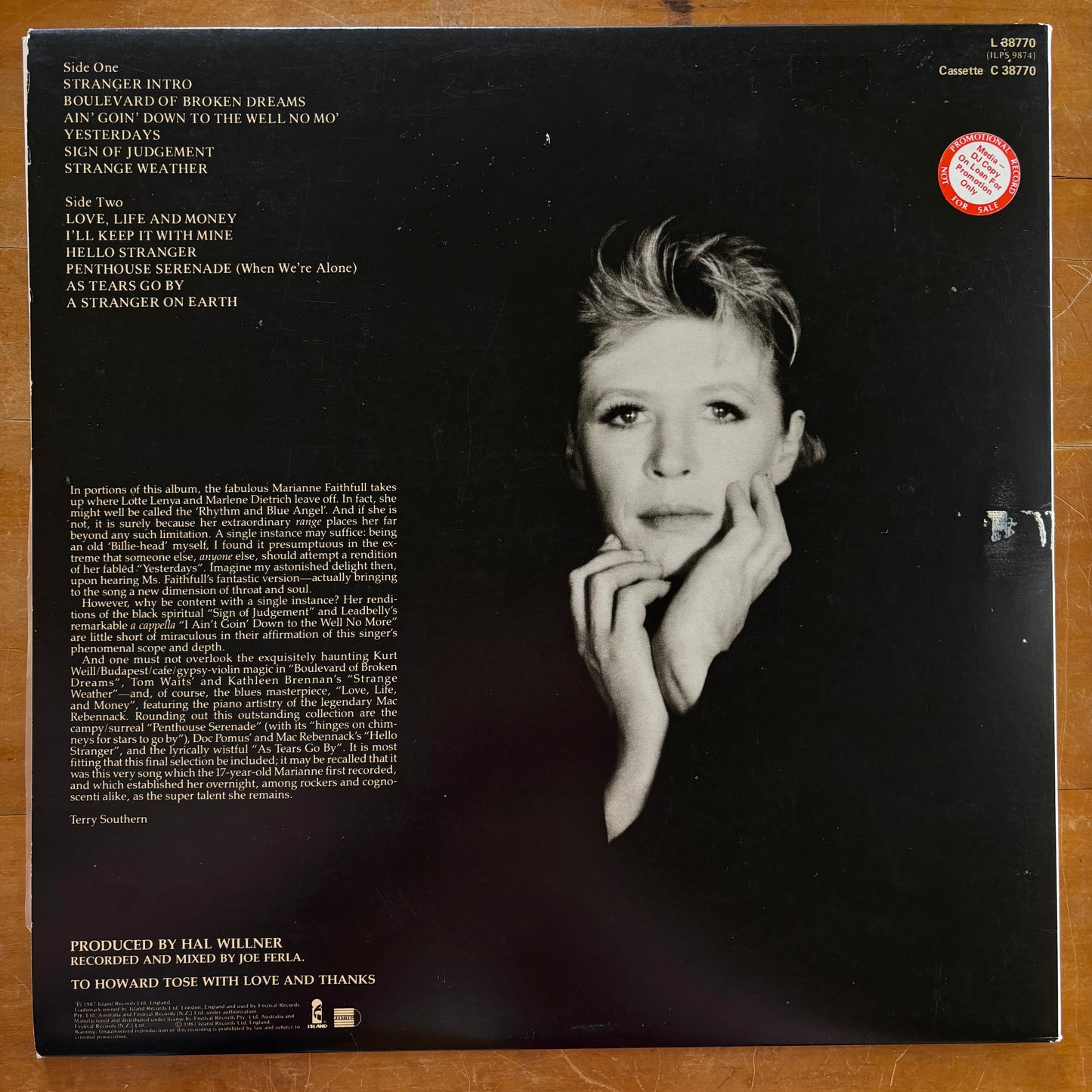 Marianne Faithfull - Strange Weather