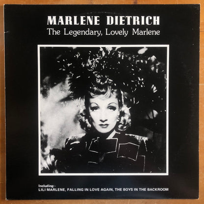 Marlene Dietrich - The Legendary, Lovely Marlene
