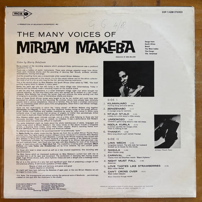 Miriam Makeba - The Many Voices Of Miriam Makeba