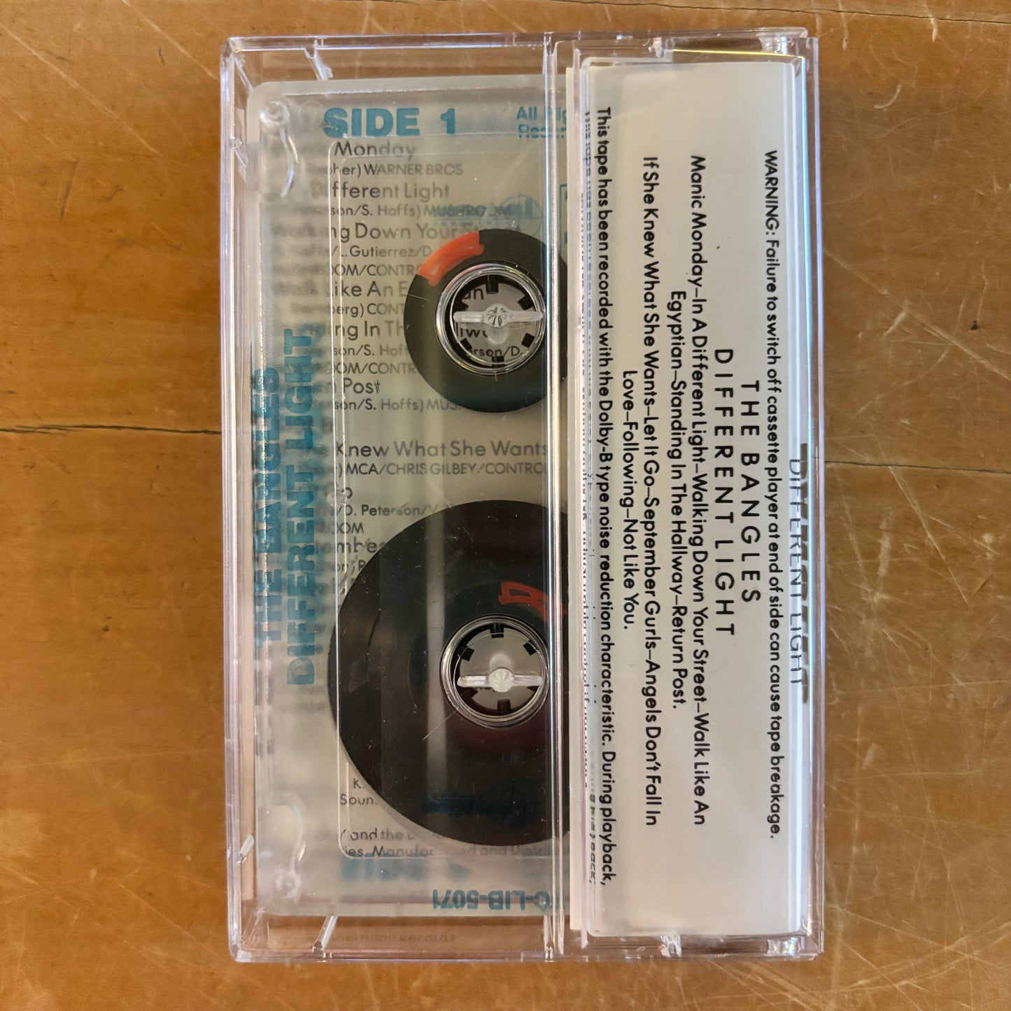 The Bangles - Different Light (cassette)