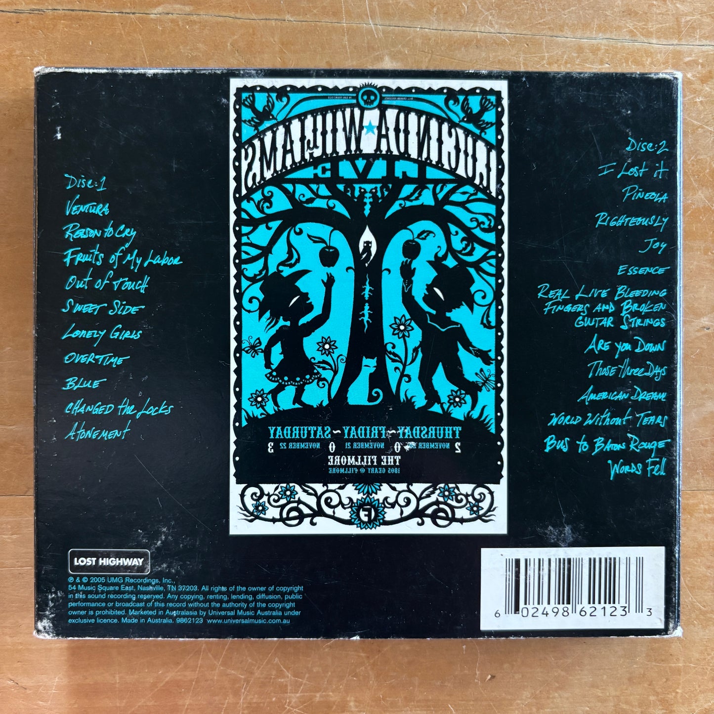 Lucinda Williams - Live @ The Filmore (2xCD)