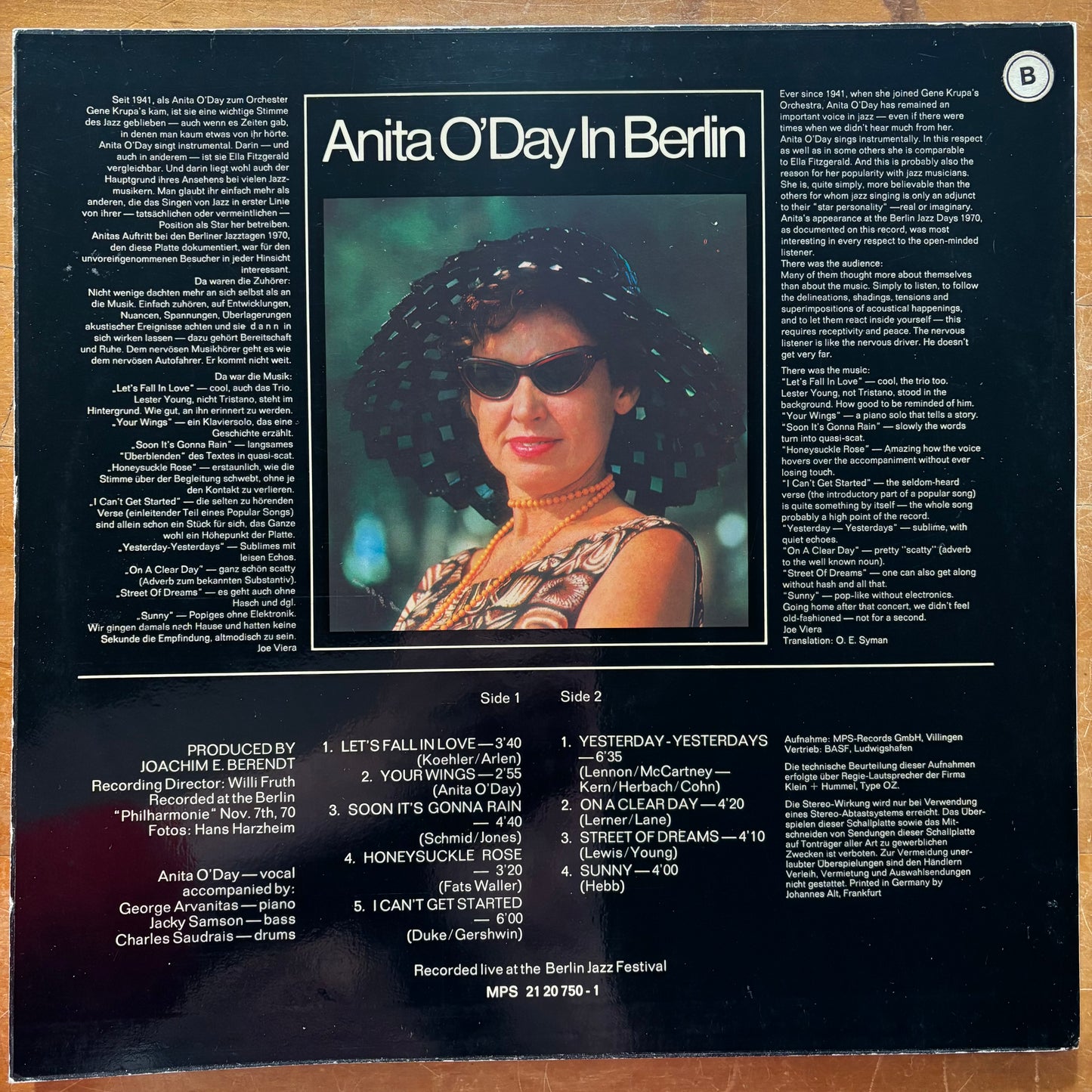 Anita O'Day - Anita O'Day In Berlin