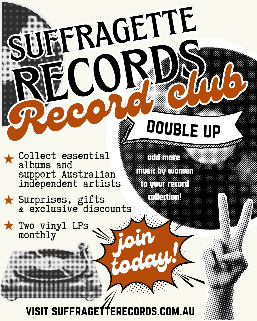 Suffragette Record Club: Double Up