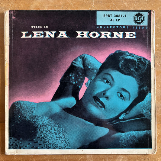 Lena Horne - This Is Lena Horne (7" single)