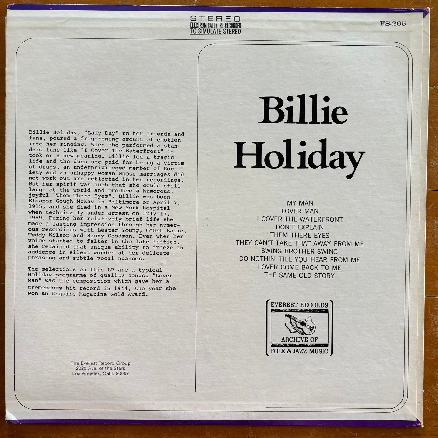 Billie Holiday - Billie Holiday