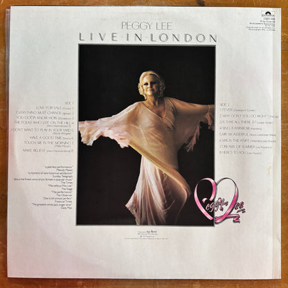 Peggy Lee - Live In London