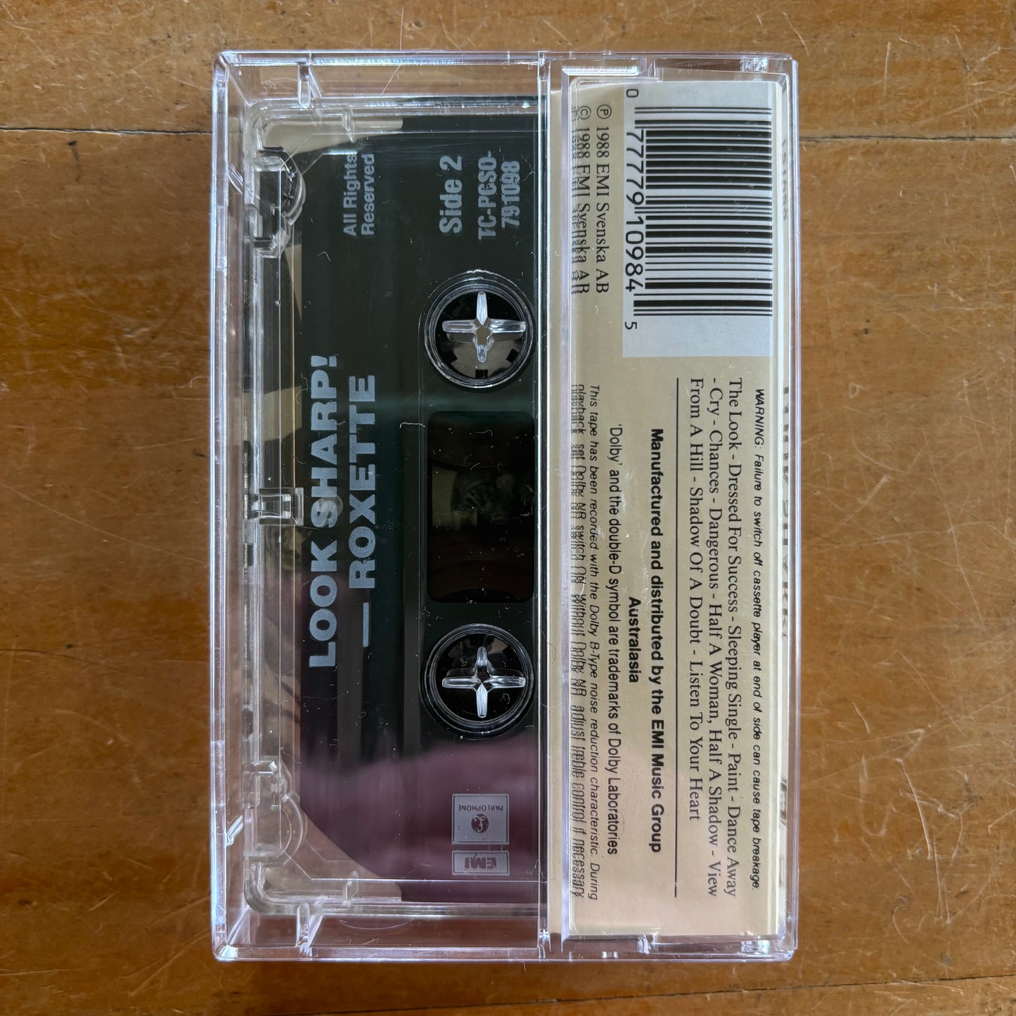 Roxette - Look Sharp! (cassette)