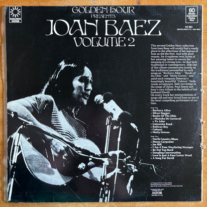 Joan Baez - Golden Hour Presents Joan Baez Vol.2