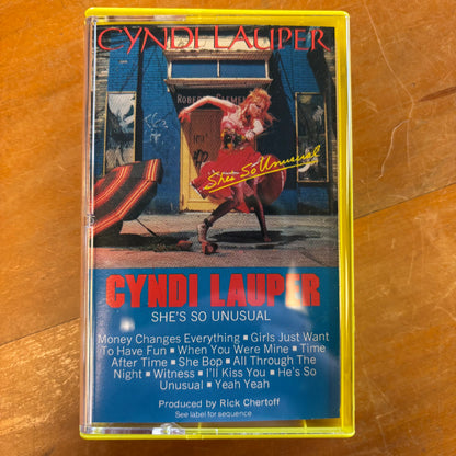 Cyndi Lauper - She's So Unusual (cassette)
