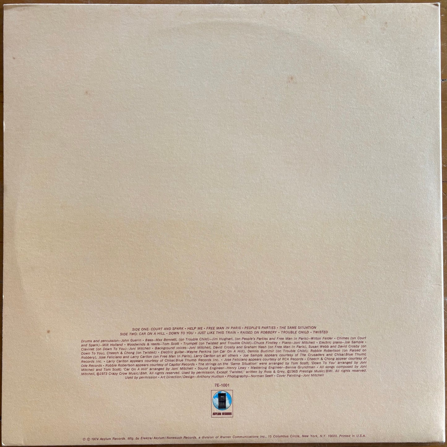 Joni Mitchell - Court and Spark
