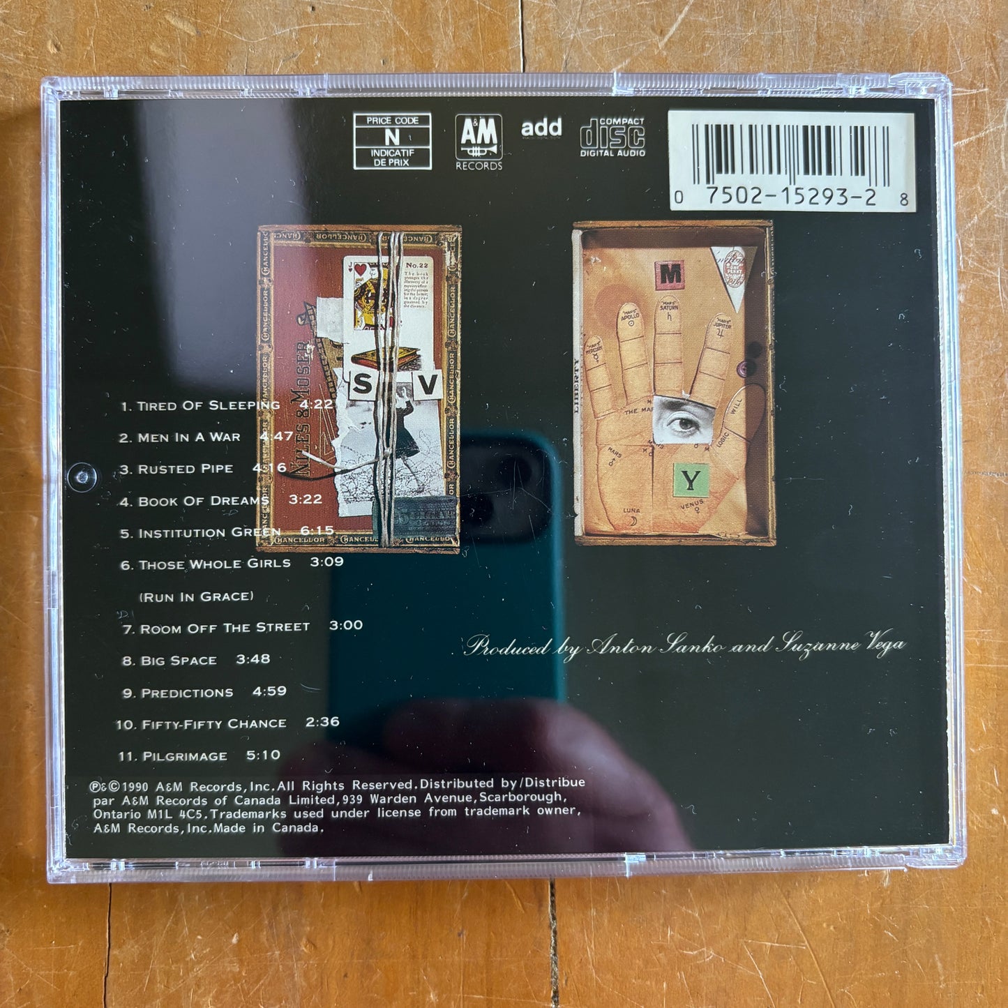 Suzanne Vega - Days of Open Hand (CD)