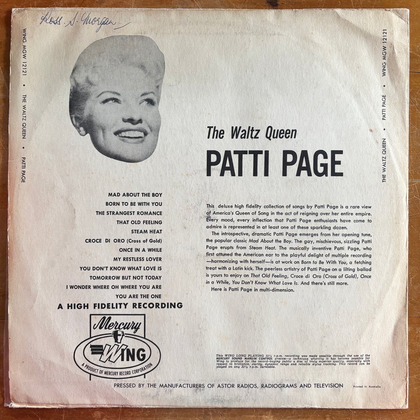 Patti Page - The Waltz Queen