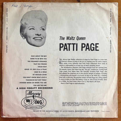 Patti Page - The Waltz Queen