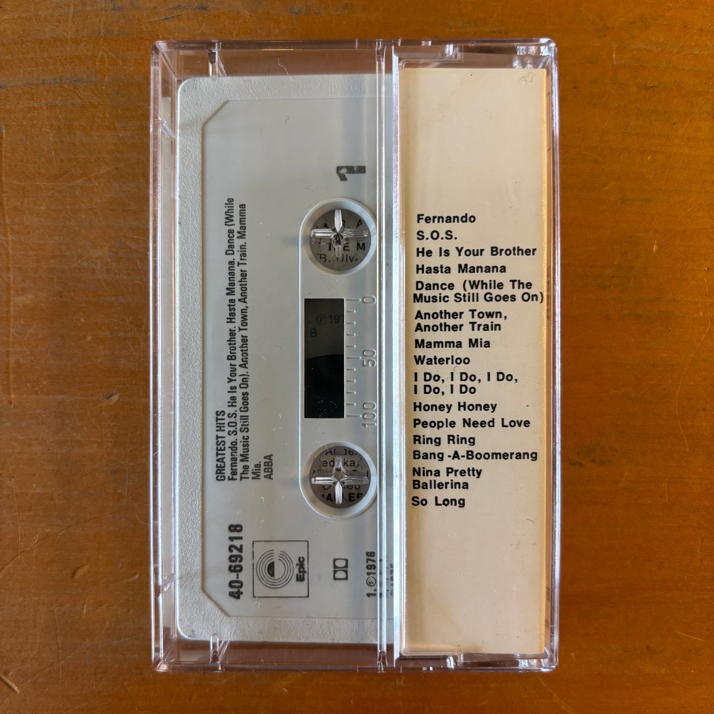 ABBA - Greatest Hits (cassette)