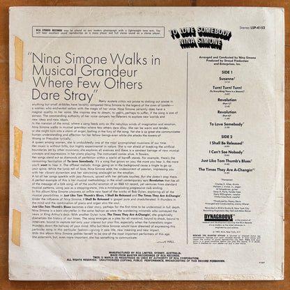 Nina Simone - To Love Somebody
