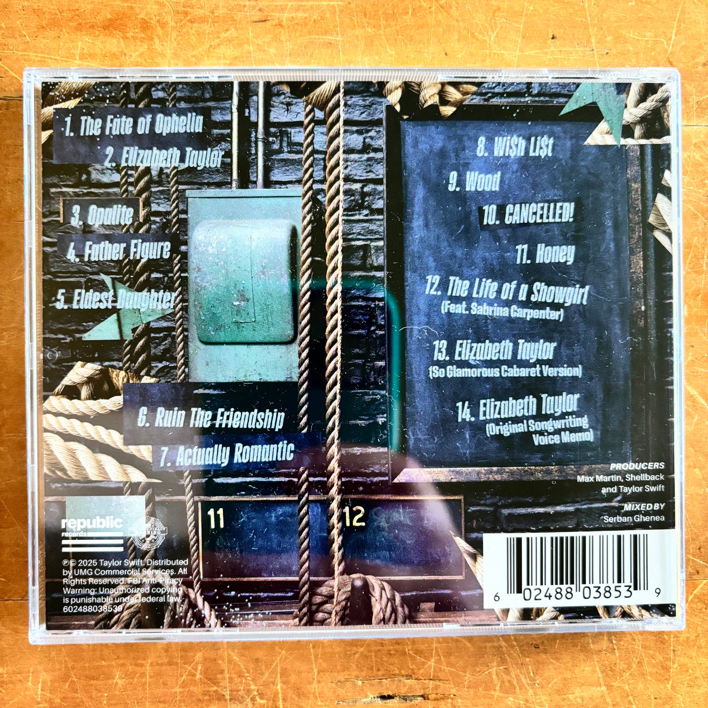 Taylor Swift - The Life Of A Showgirl 'So Glamorous...' (CD)