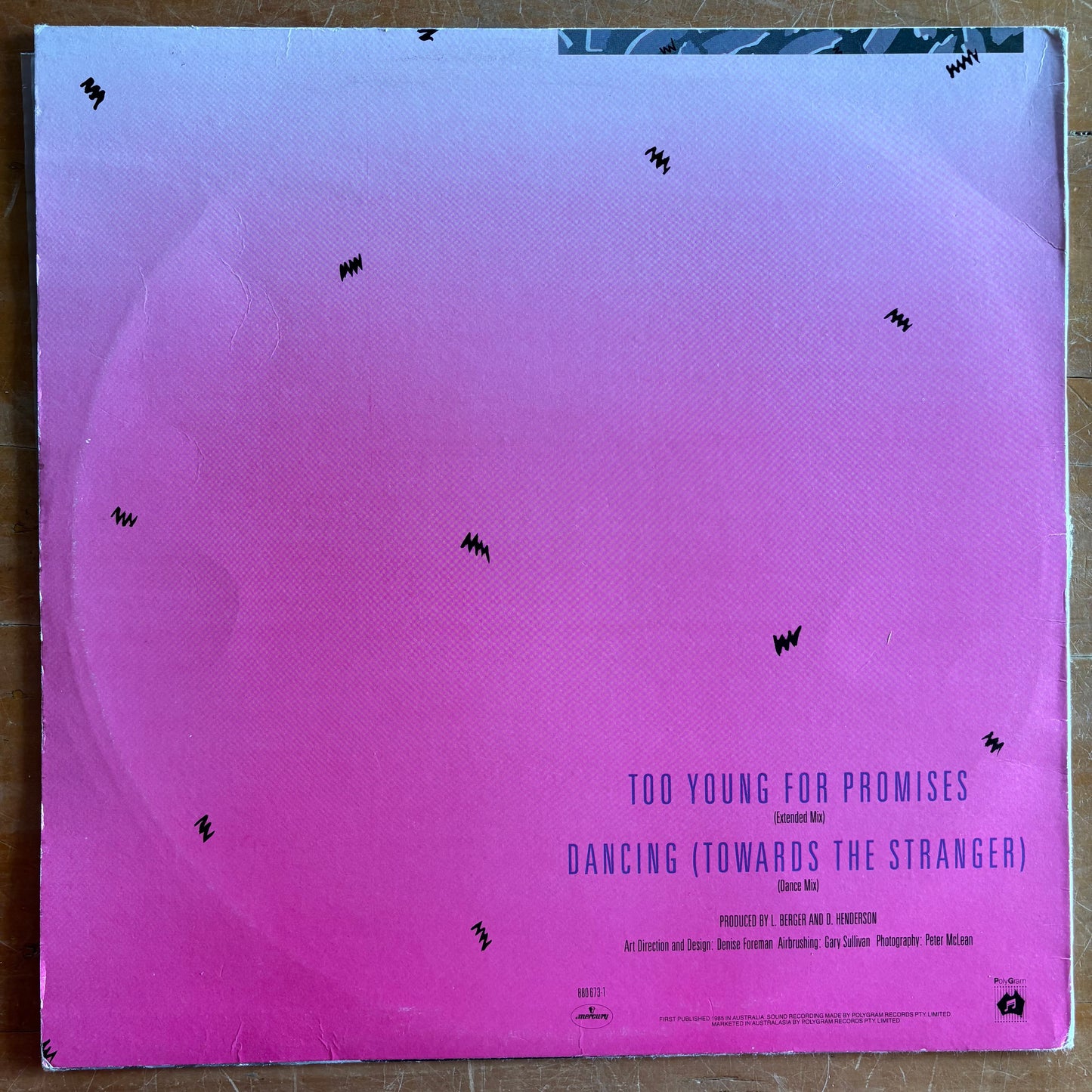 Koo Dé Tah - Too Young For Promises (12" single)