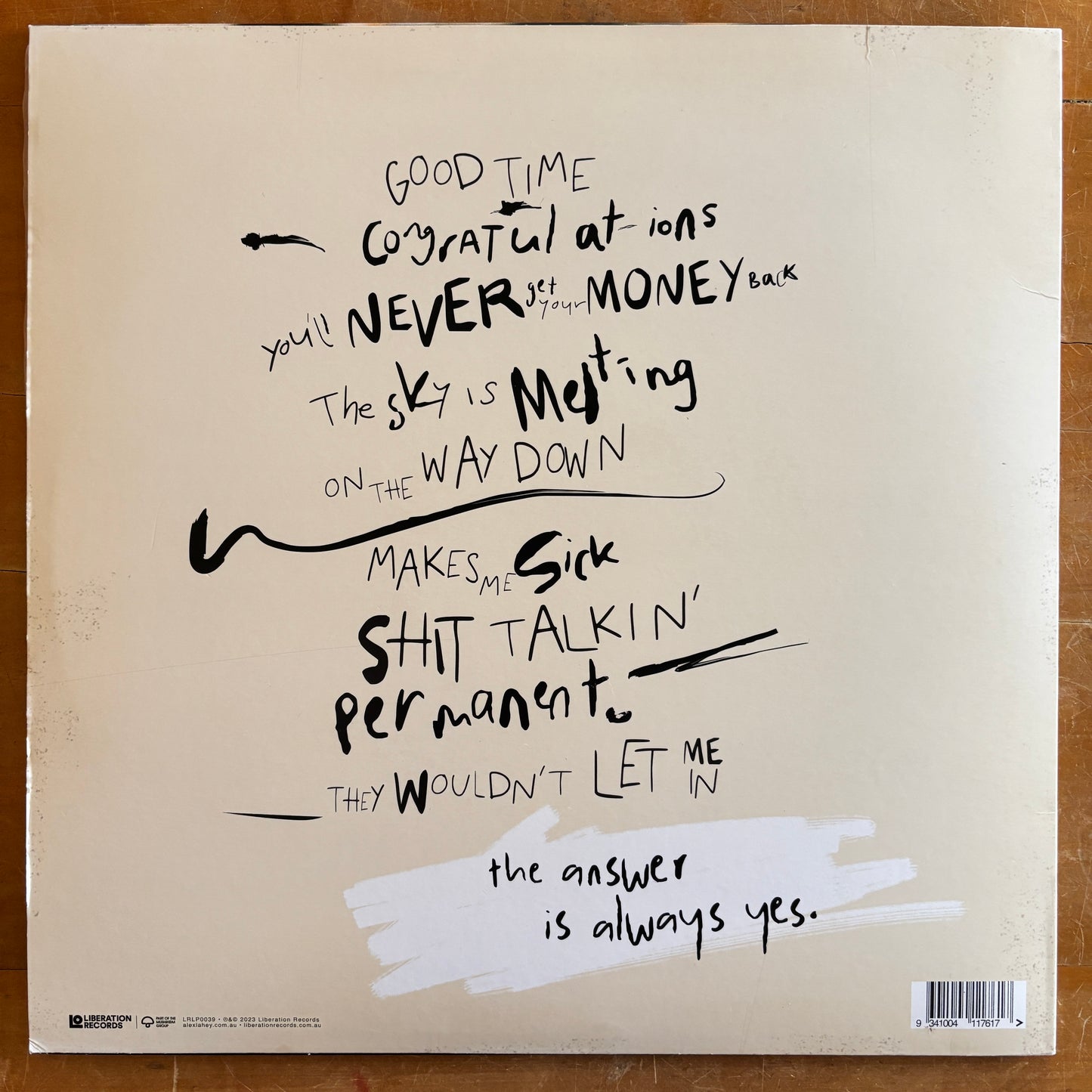 Alex Lahey - The Answer Is Always Yes
