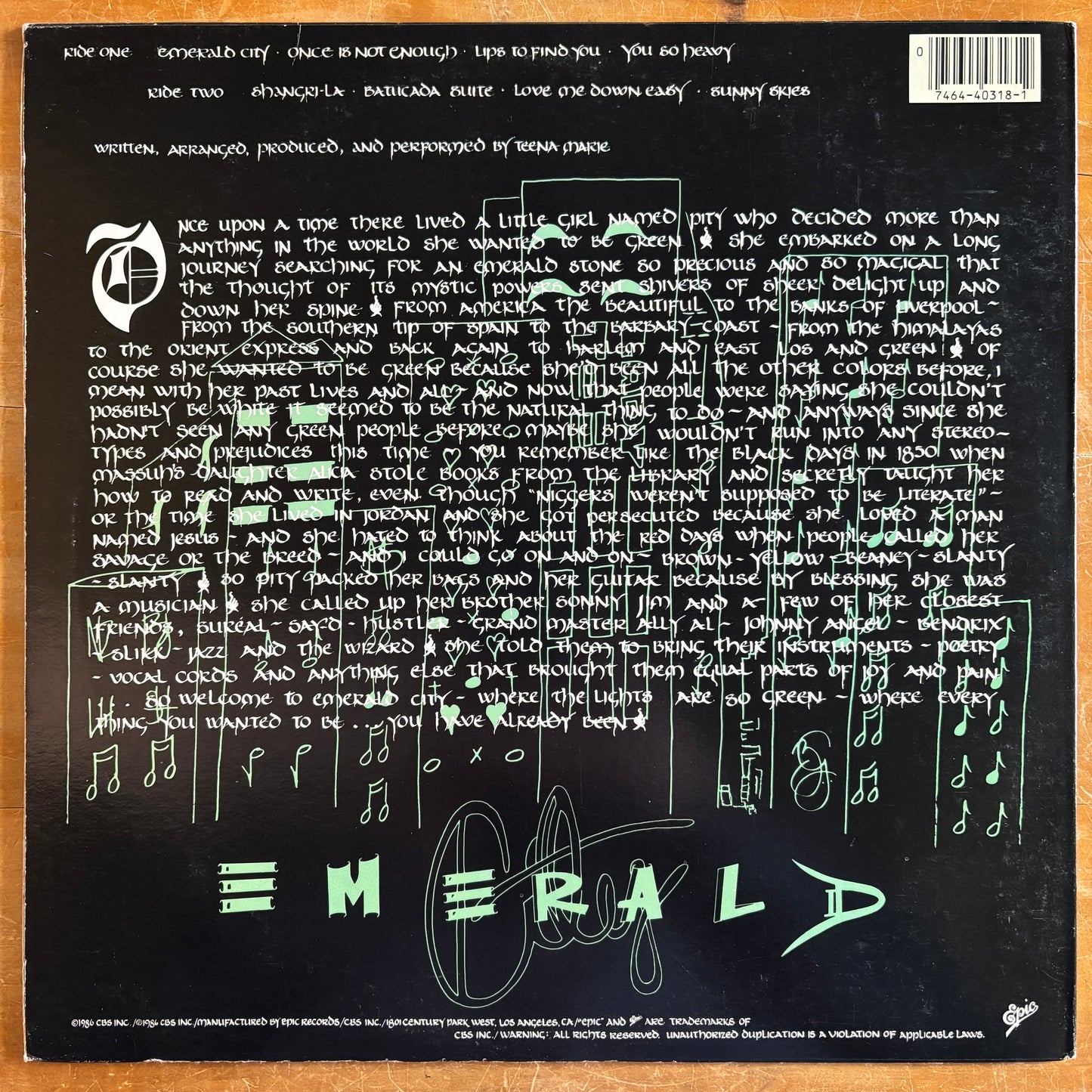 Teena Marie - Emerald City