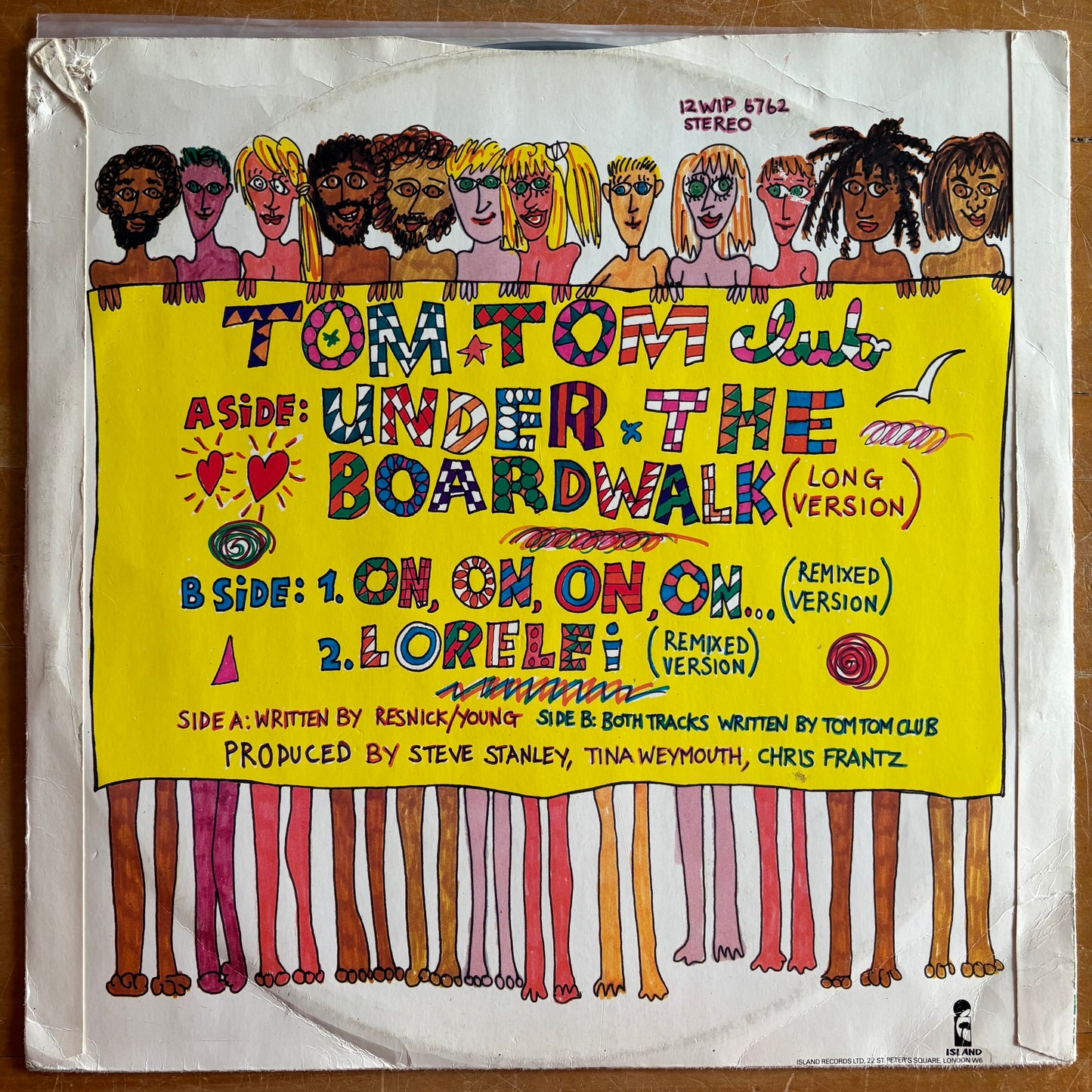 Tom Tom Club - Under The Boardwalk (12" single)