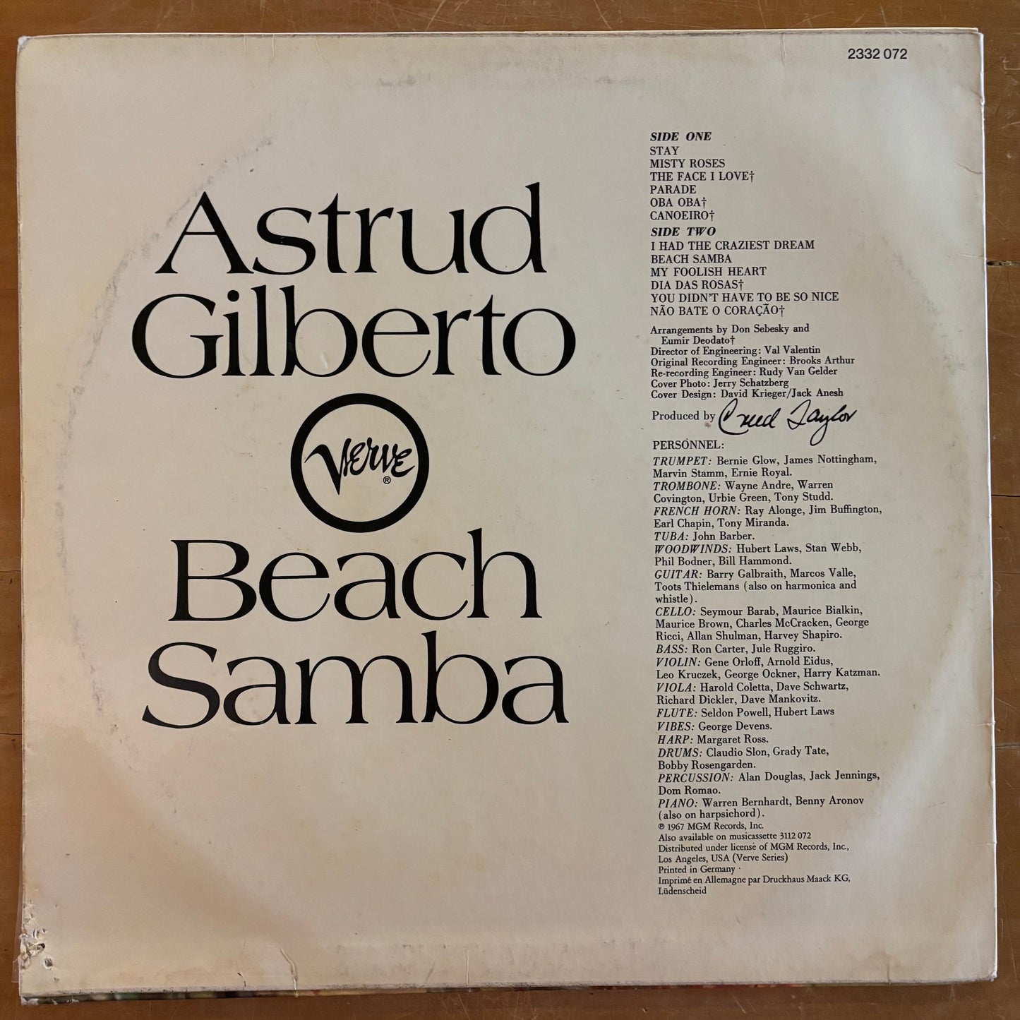 Astrud Gilberto - Beach Samba