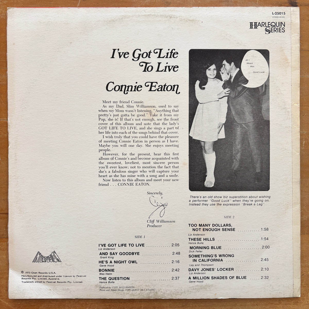 Connie Eaton - I've Got Life To Live