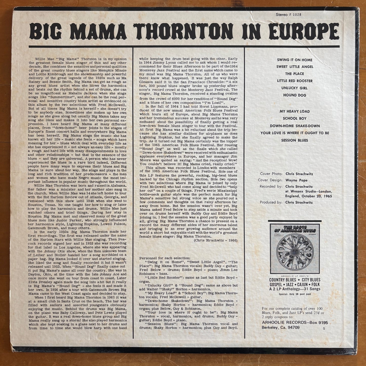 Big Mama Thornton - In Europe