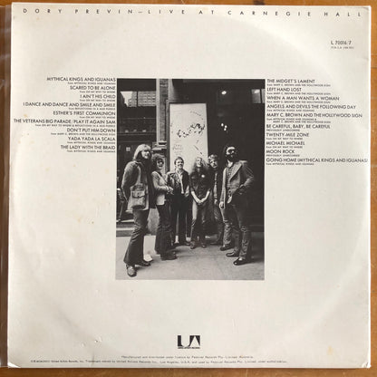 Dory Previn - Live At Carnegie Hall (2xLP)