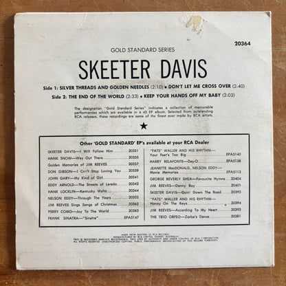 Skeeter Davis - Silver Threads and Golden Needles (7" single)