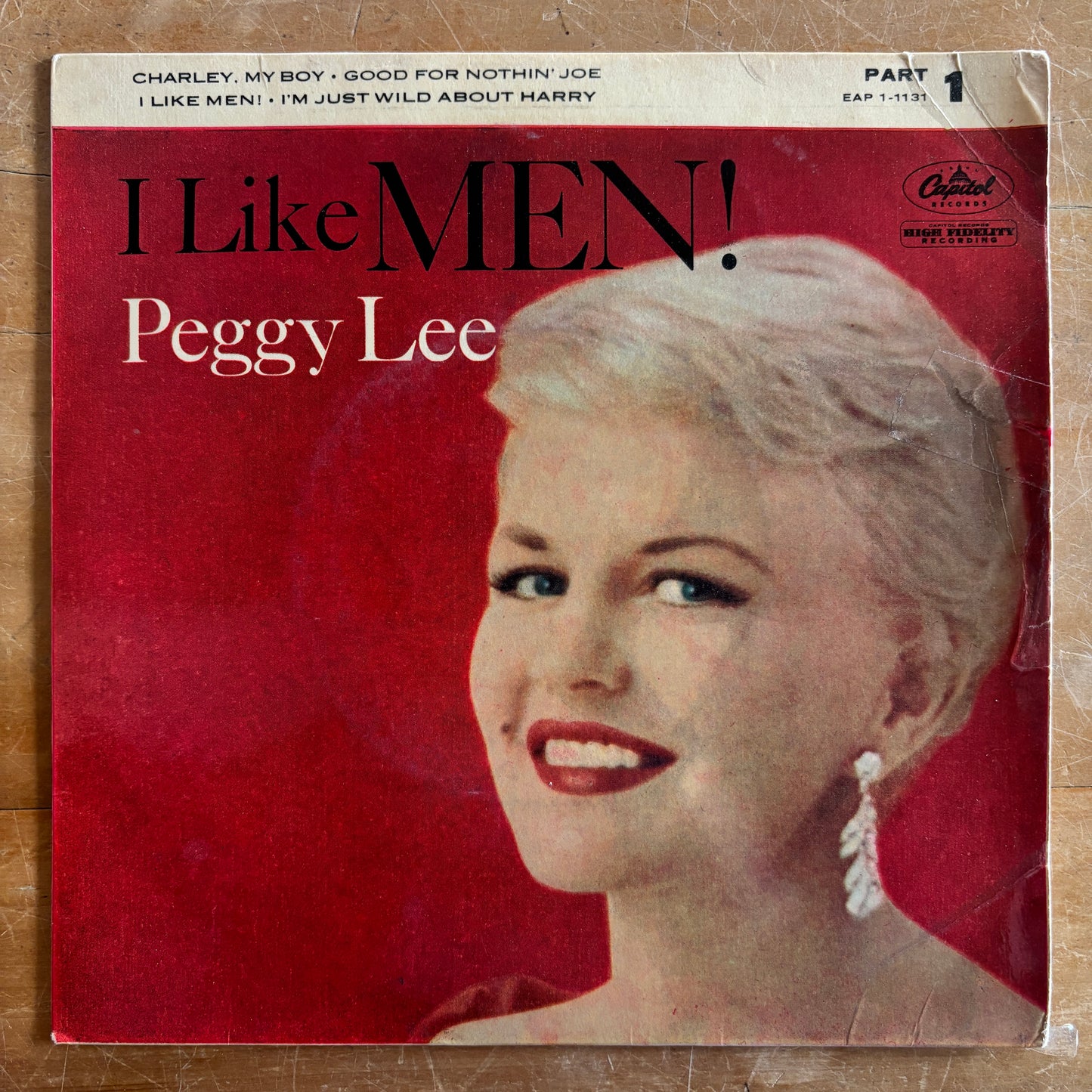 Peggy Lee - I Like MEN! (7" single)