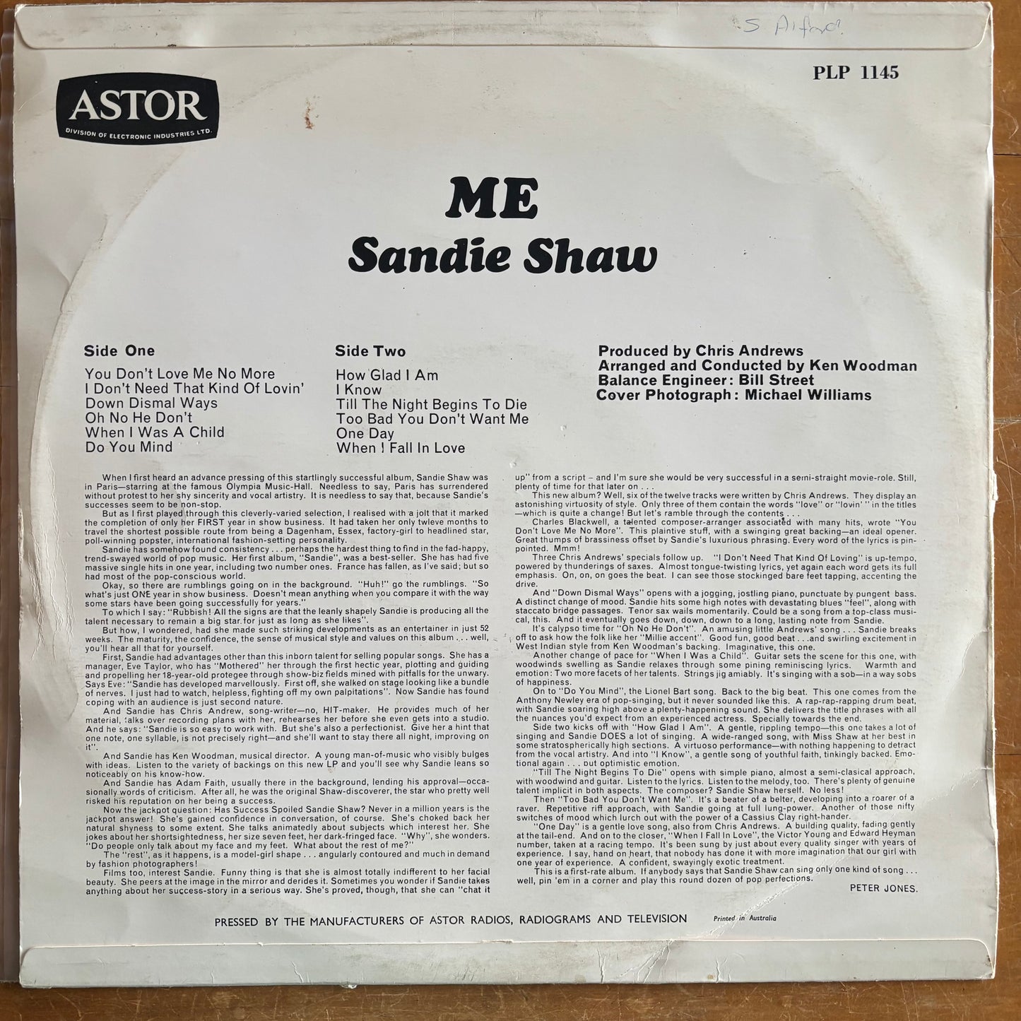 Sandie Shaw - Me