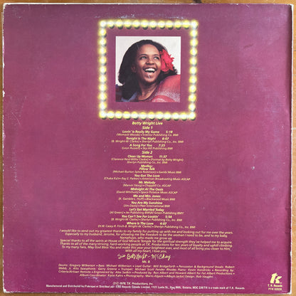Betty Wright - Betty Wright Live