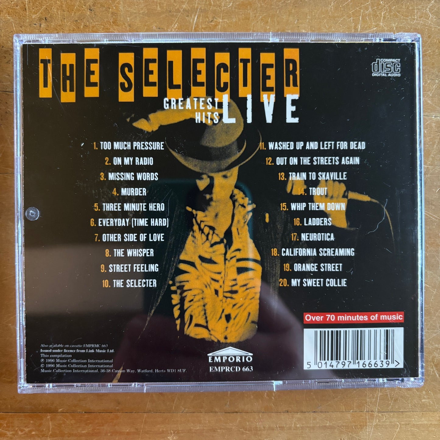 The Selecter - Greatest Hits Live (CD) (Copy)