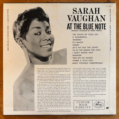 Sarah Vaughan - At The Blue Note