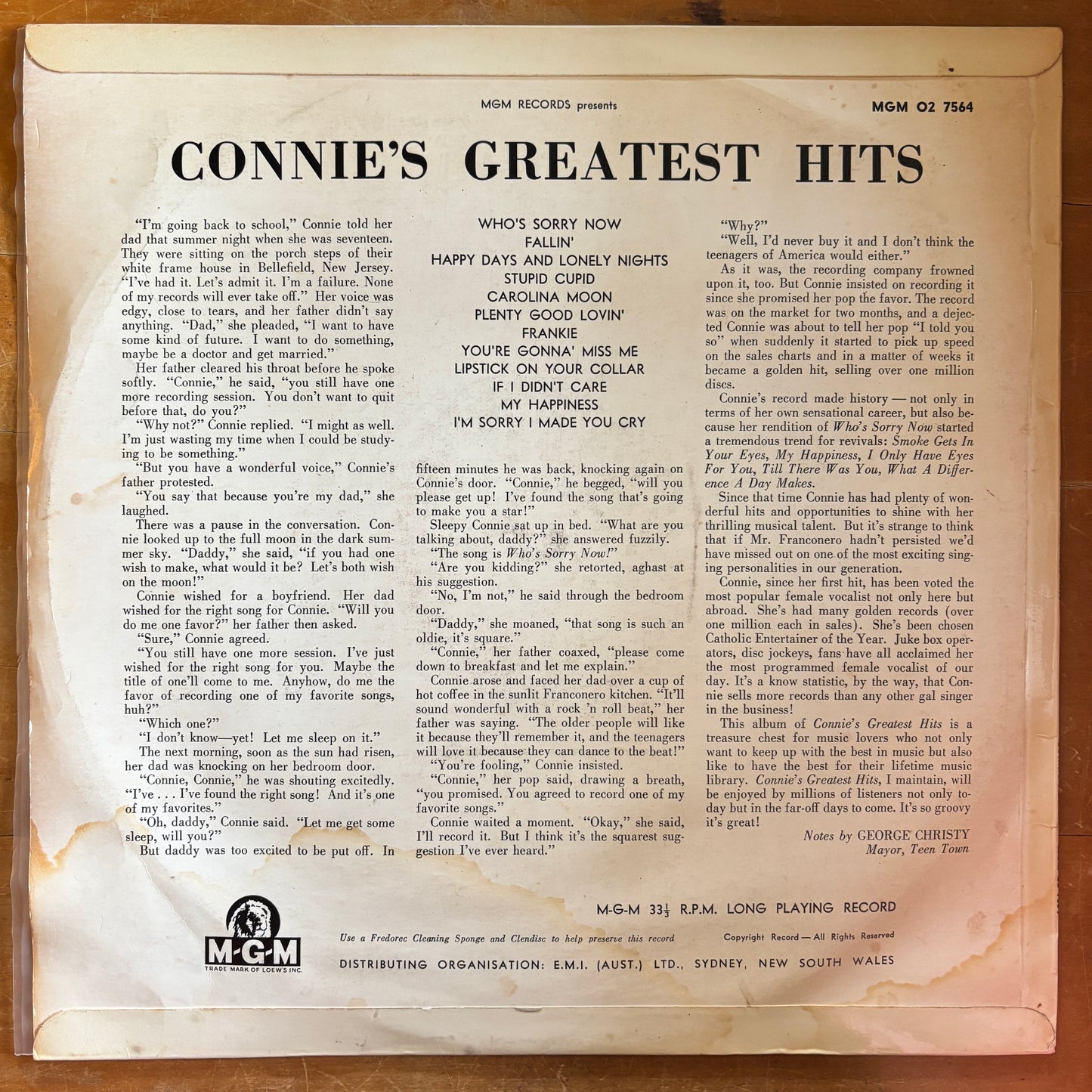 Connie Francis - Connie's Greatest Hits