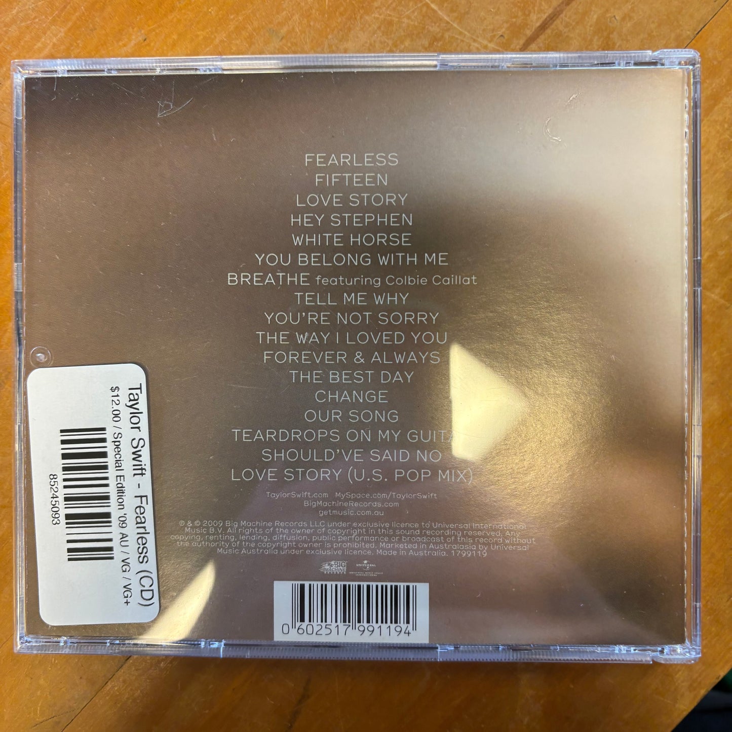 Taylor Swift - Fearless (CD)