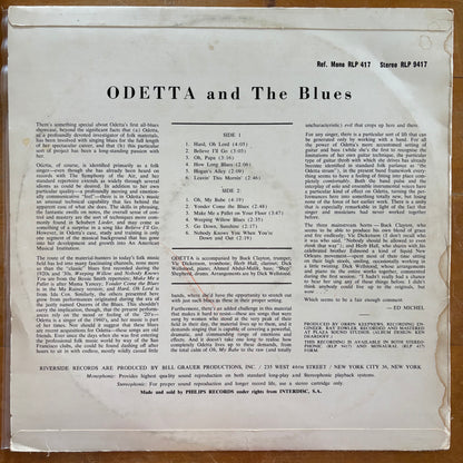 Odetta - Odetta and The Blues