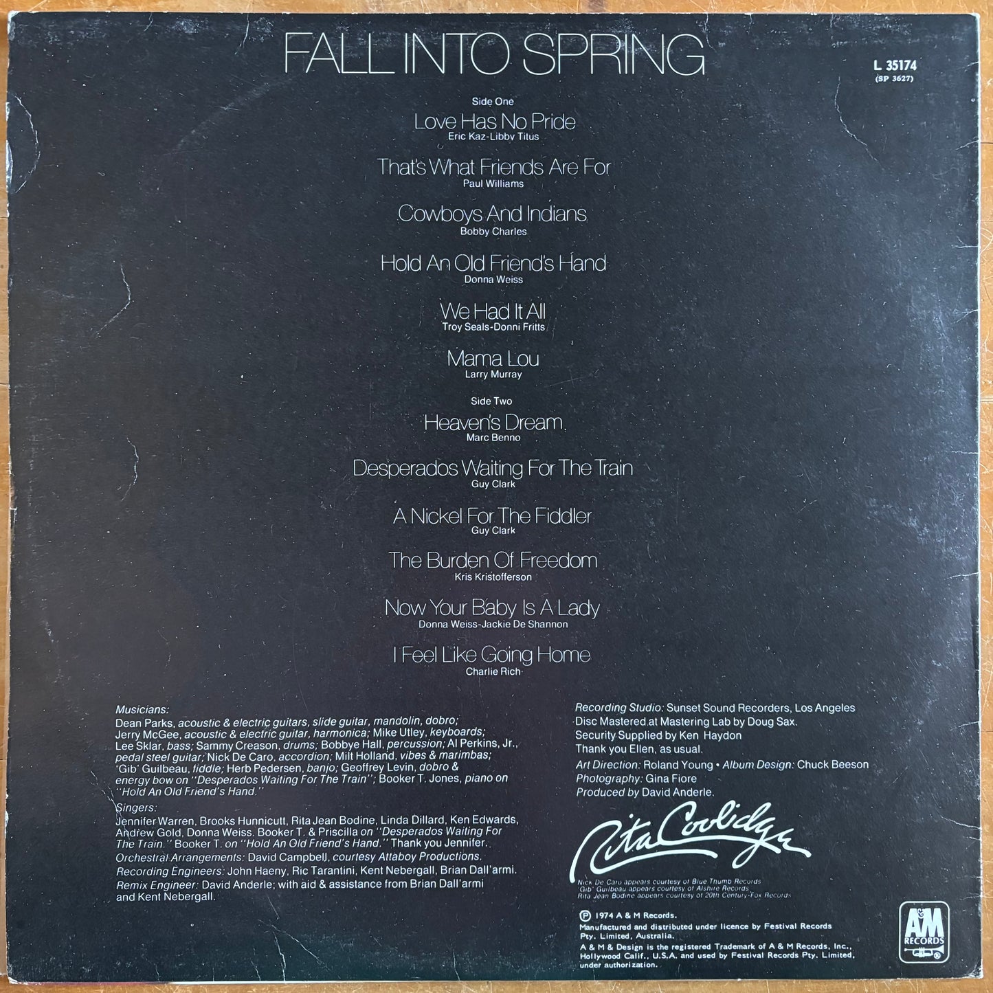 Rita Coolidge - Fall Into Spring