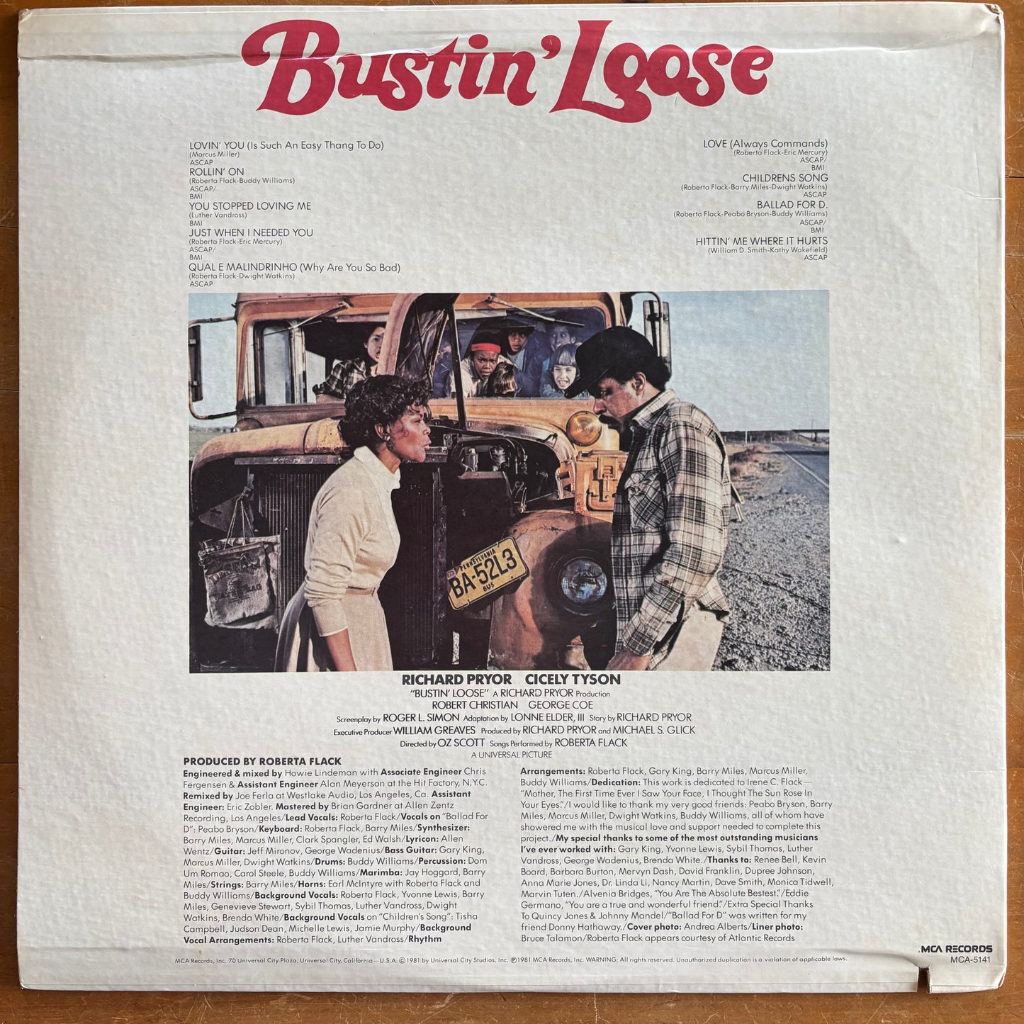 Roberta Flack - Bustin' Loose