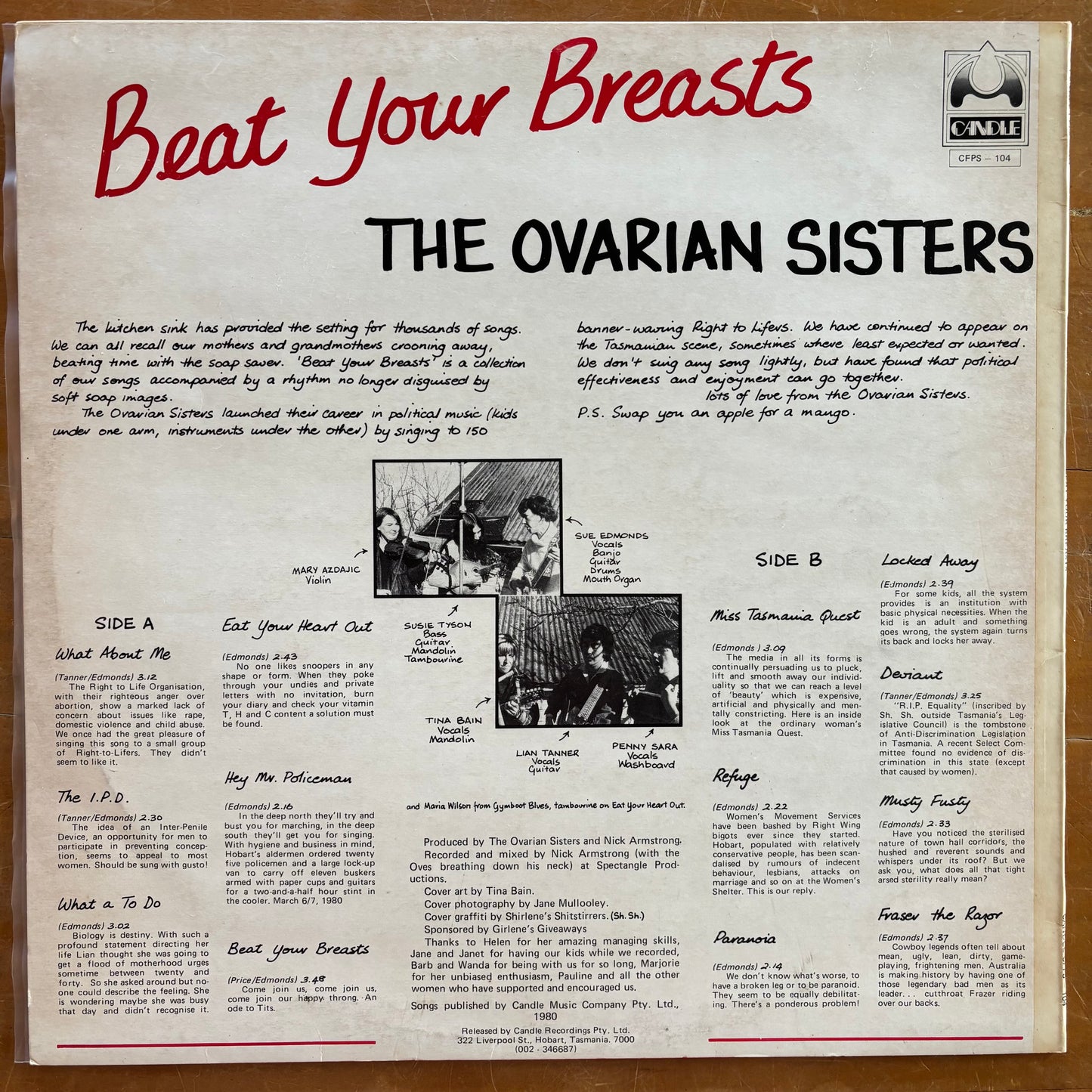 The Ovarian Sisters - Beat Your Breasts