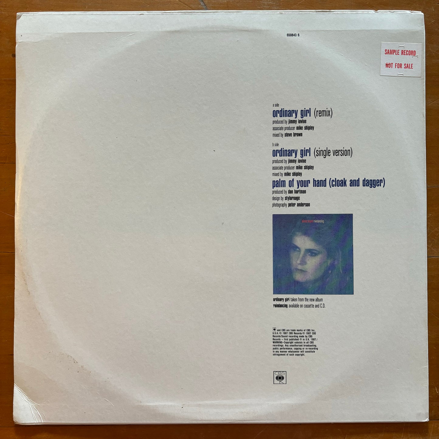 Alison Moyet - Ordinary Girl (12" single)