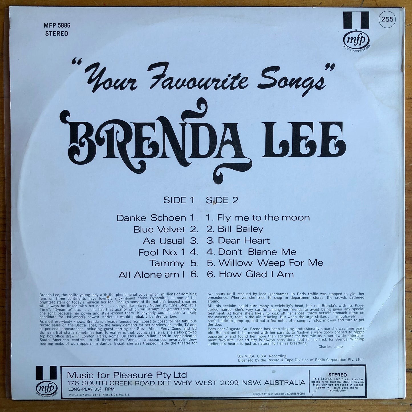 Brenda Lee - Your Favourite Songs