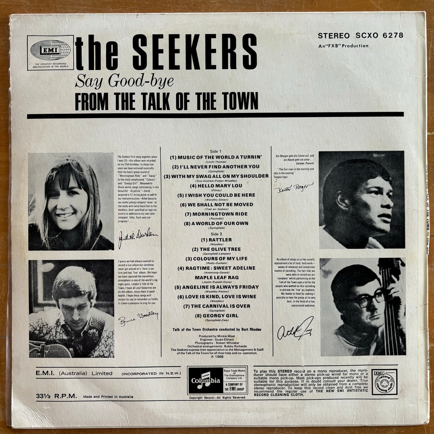 The Seekers - Live at the Talk Of The Town