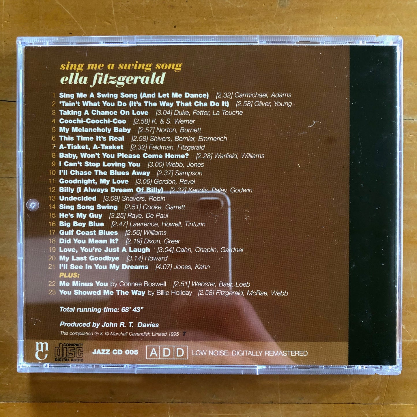 Ella Fitzgerald - Sing Me A Swing Song (CD)