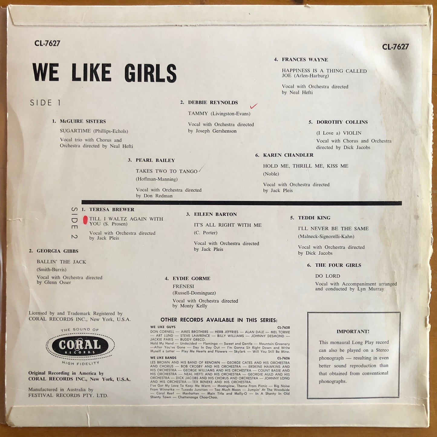 Various - We Like Girls