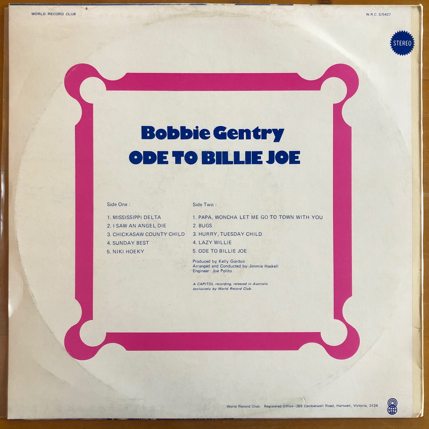 Bobbie Gentry - Ode To Billie Joe