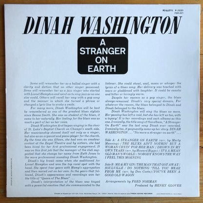 Dinah Washington - A Stranger On Earth