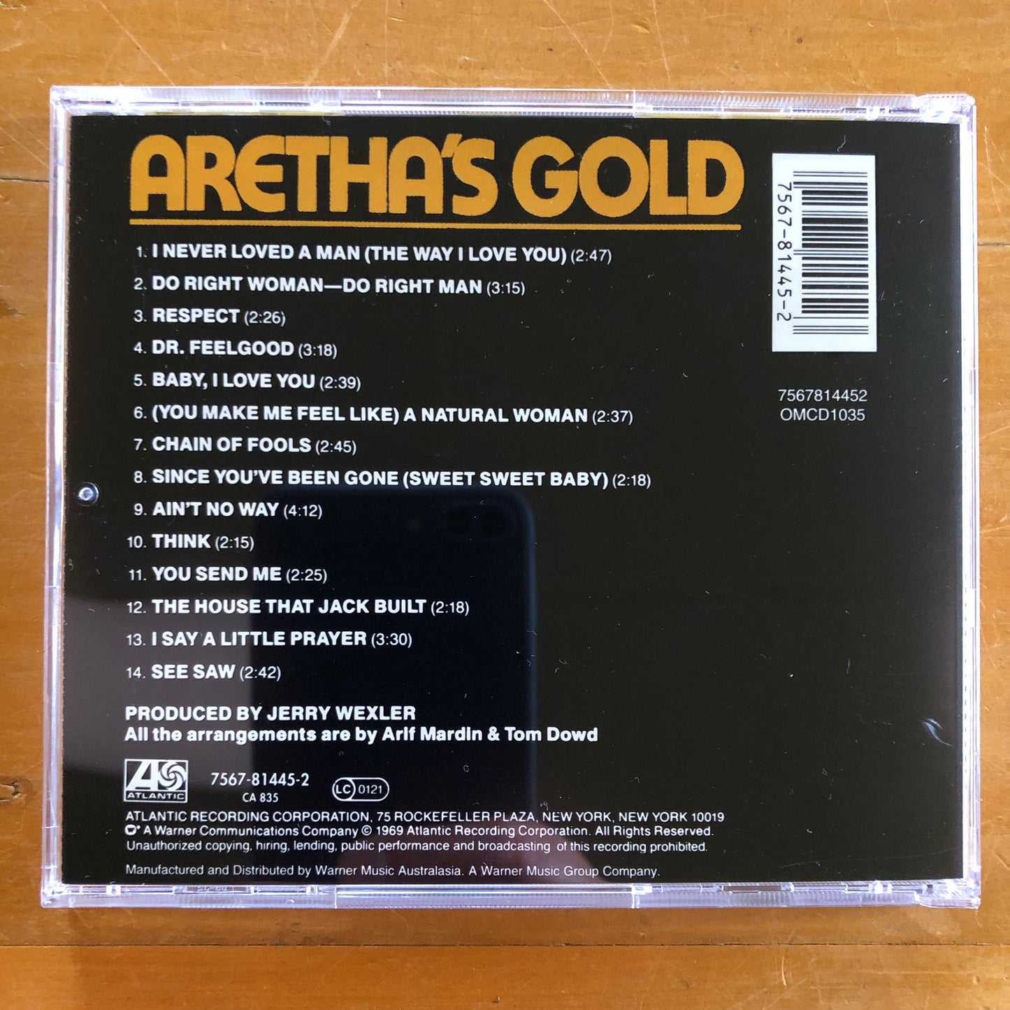 Aretha Franklin - Aretha's Gold (CD)