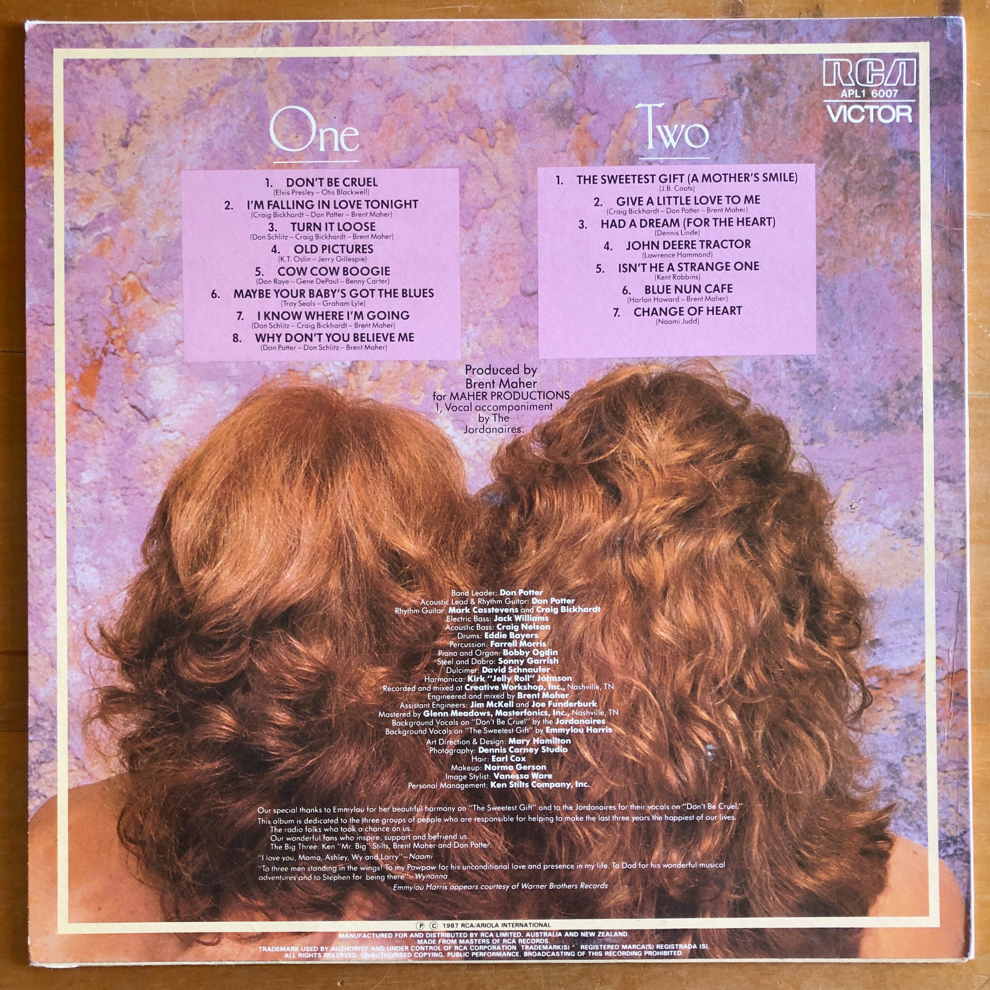 The Judds Give A Little Love Suffragette Records The judds give a little love suffragette records