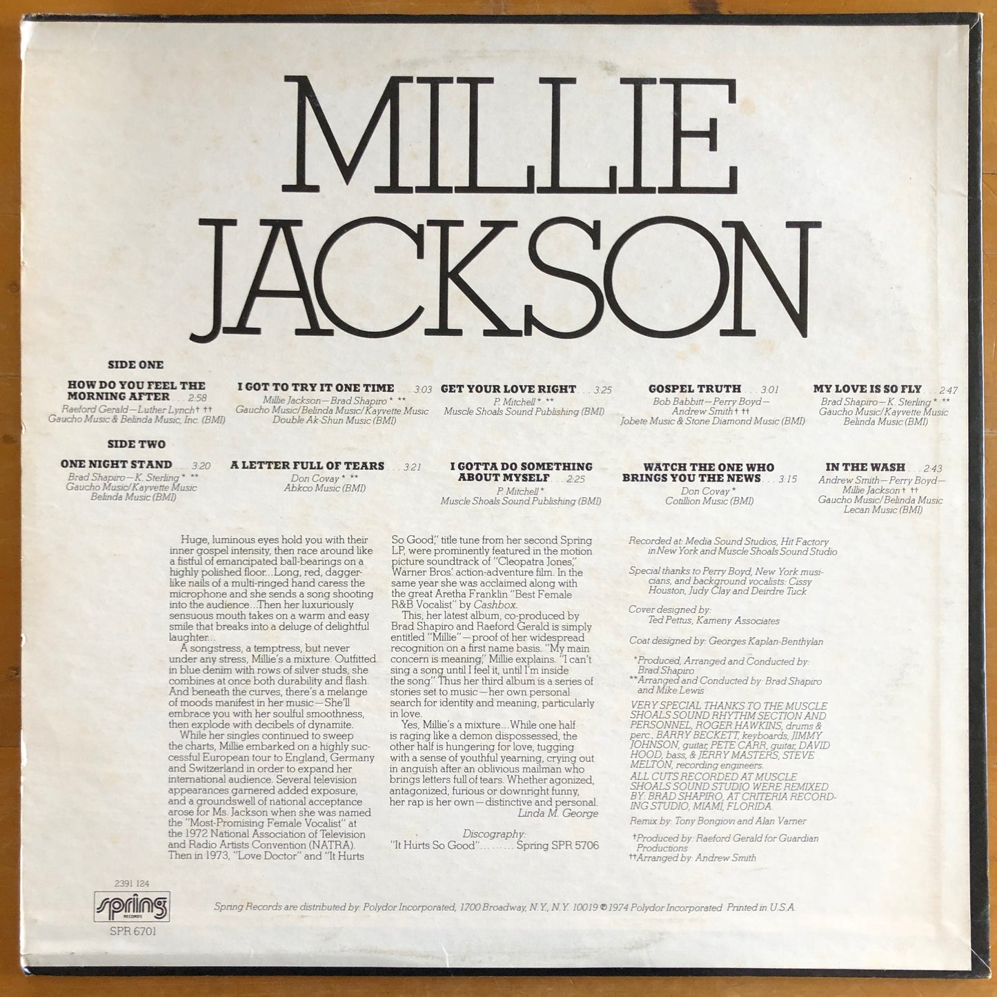 Millie Jackson - I Got To Try It One Time